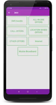 Mobile Packages 3G,SMS & Call android App screenshot 3